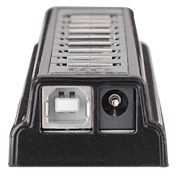 USB HUB 10port Manhattan 161572 2.0/480Mbps/Crni Slika 3