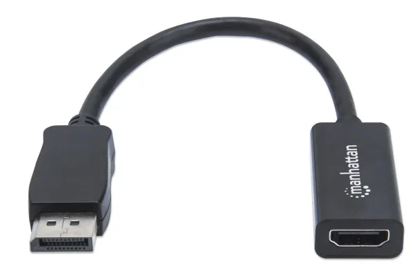 Adapter Manhattan 151634 DisplayPort/M - HDMI/F 1080p Crni Slika 3