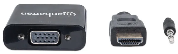 Adapter Manhattan 151559 HDMI/M - VGA/F + Audio Slika 2