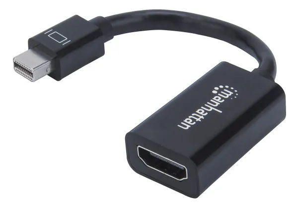 Adapter Manhattan 151528 Mini DisplayPort/M - HDMI 1080p Crni Slika 1