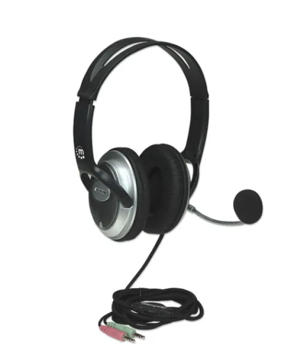 Slušalice sa mikrofonom Manhattan Classic 175555, black Slika 3