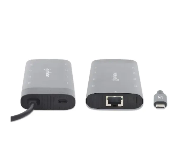 Docking station Manhattan 130714 10in1 USB-C - 2xHDMI/5xUSB/LAN/PD 100W Slika 5