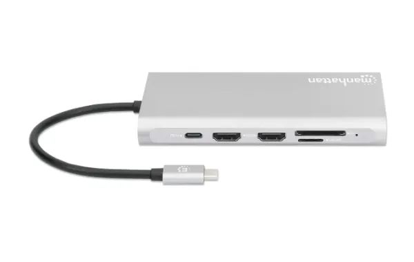 Docking station Manhattan 130660 12in1 USB-C - 3xHDMI/4xUSB/LAN/CR/PD 100W Slika 5