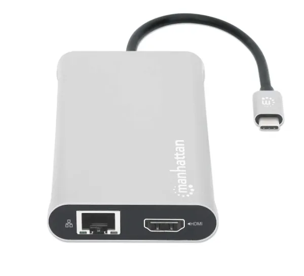 Docking station Manhattan 130660 12in1 USB-C - 3xHDMI/4xUSB/LAN/CR/PD 100W Slika 6