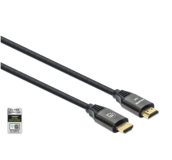 Kabl Manhattan 355940 HDMI M/M 8K/60Hz/48Gbps/2m Slika 2