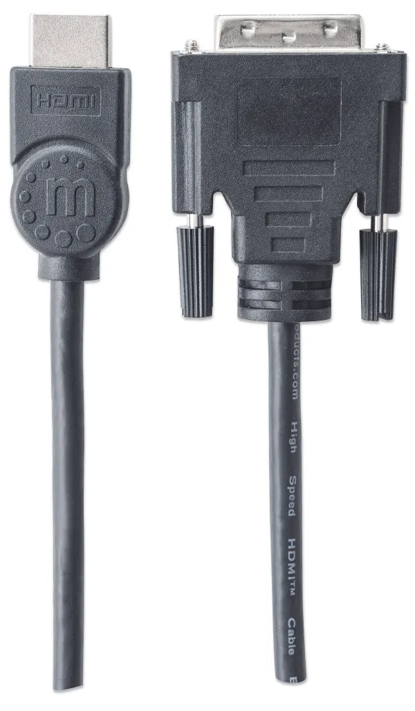 Kabl Manhattan 372510 HDMI/M - DVI-D/M 24+1/3m Slika 2