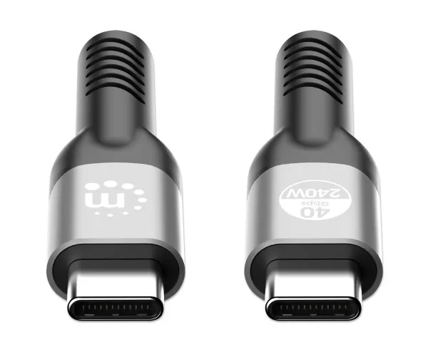Kabl Manhattan 356374 USB-C M/M 3.1/8K/60Hz/Thunderbolt 4/40Gbps/PD/1m Slika 3