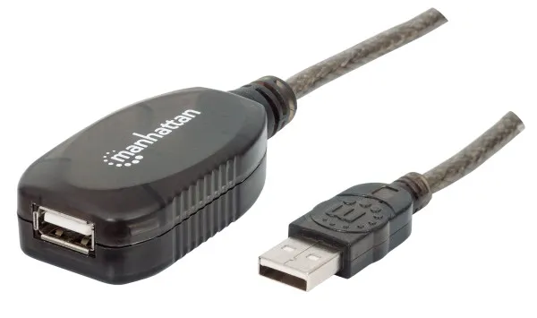 Kabl Manhattan 150248 USB-A M/F 2.0/480Mbps/produžni aktivni/10m Slika 1