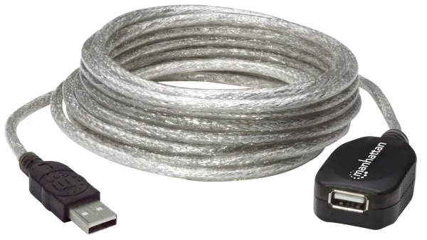 Kabl Manhattan 519779 USB-A M/F 2.0/480Mbps/produžni aktivni/5m Slika 1