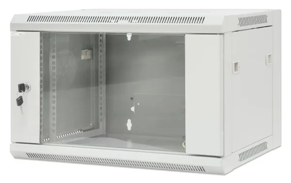 Rack orman Intellinet 711722 19"/6U 570x450x370/staklena vrata/bravica Slika 1