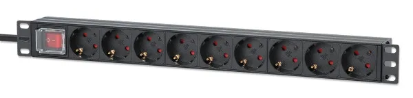 PDU kabl Intellinet 715133 19"/1U sa 9 utilnica/prekidač/2m Slika 1