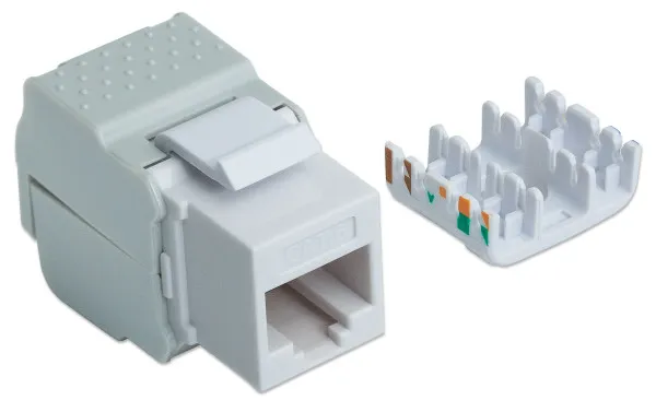 Modul RJ45 Intellinet 167062 Cat6/tool-less/568B 2-1/beli Slika 2