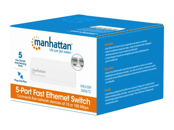 LAN switch Manhattan 560672 10/100 5port Slika 4