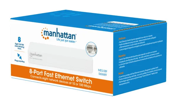 LAN switch Manhattan 560689 10/100 8port Slika 3