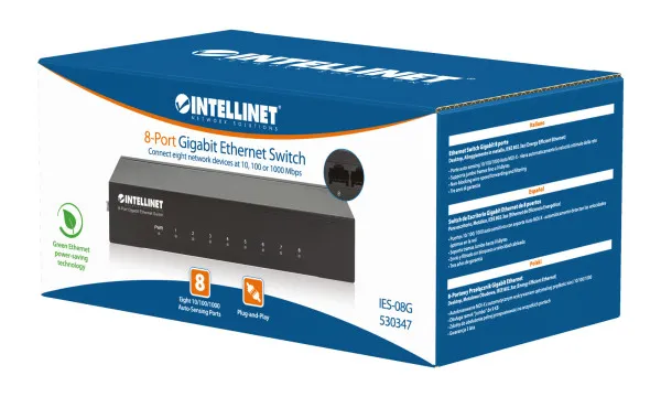 LAN switch Intellinet 530347 10/100/1000 8port/metalni Slika 3