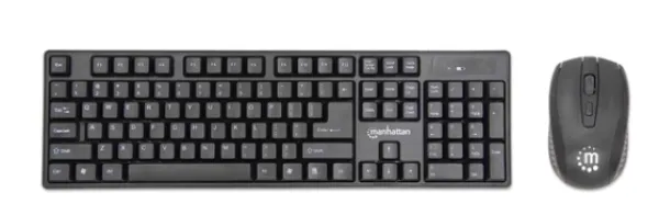 Tastatura+miš Wireless Manhattan 178990 YU, crna Slika 1