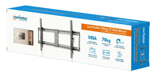 MANHATTAN Nosač za TV tilt Manhattan 462020 43"-100" Slika 4
