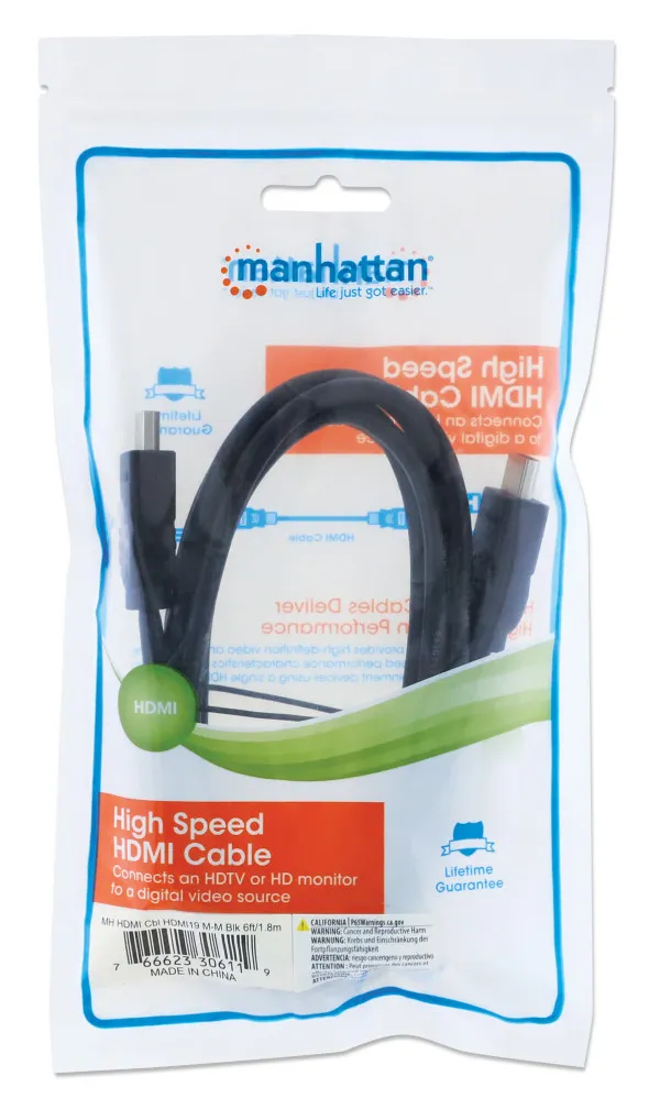Kabl Manhattan 306119 HDMI M/M 4K/30Hz/1,8m Slika 2