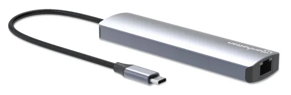Docking station Manhattan 153966 USB-C - HDMI/USB-A/C/GLAN/CR/PD100W Slika 2