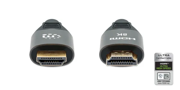 Kabl Manhattan 355957 HDMI M/M 8K/60Hz/48G/3m Slika 2