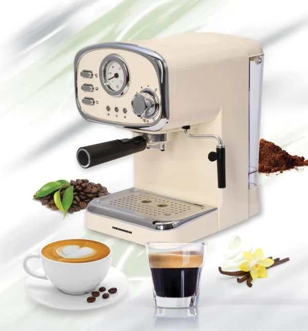 Heinner Espresso aparat HEINNER Retro HEM-1100CR 15bar/1,25l Slika 3