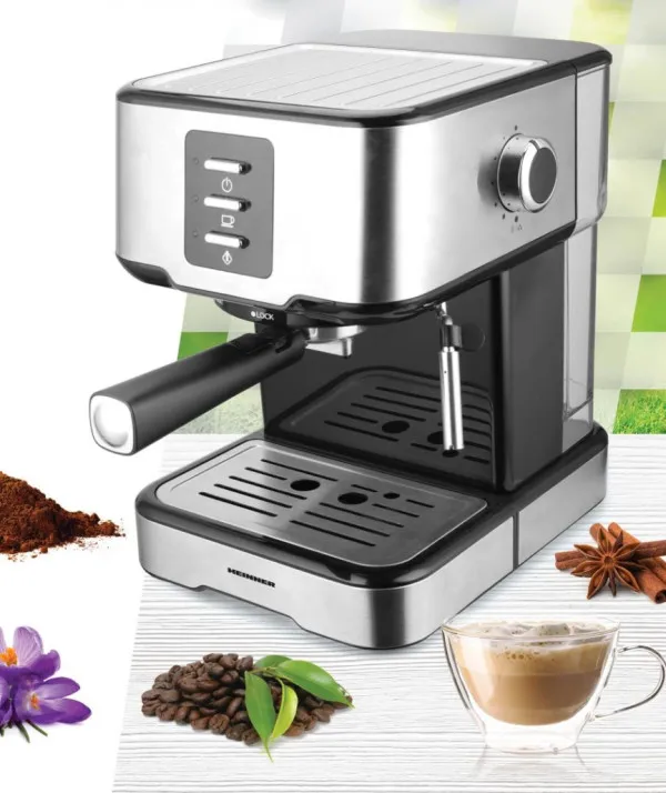 Heinner Espresso aparat HEINNER Brasillo HEM-850IXBK 15bar/1,5l/Inox Slika 2