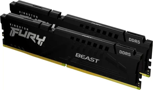 RAM DDR5 32GB (2x16GB) 5200MHz Kingston FURY Beast Black KF552C40BBK2-32 Slika 1