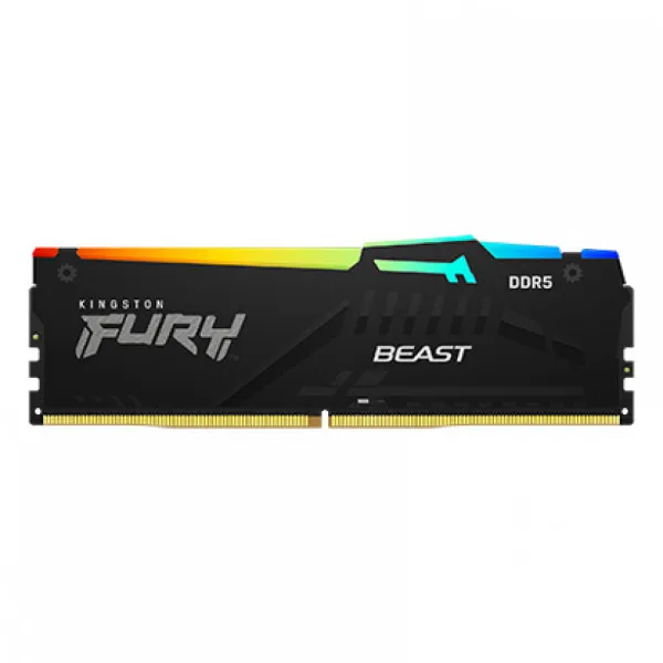 RAM DDR5 16GB 5600MHz Kingston Fury  Beast RGB KF556C40BBA-16 Slika 1