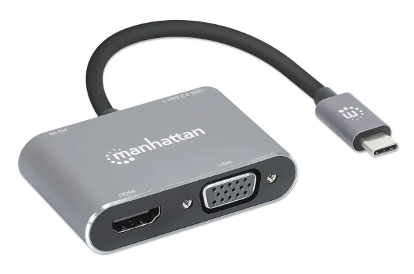 Docking station Manhattan 130691 USB-C - VGA/HDMI/USB 3.0/PD 87W Slika 2