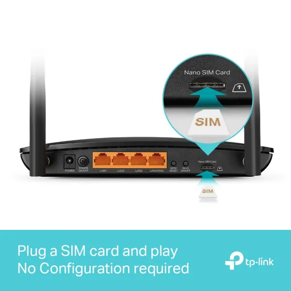 TP-Link 4G Router TP-LINK Archer MR500 AC1200/4GLAN/SIM slot Slika 5