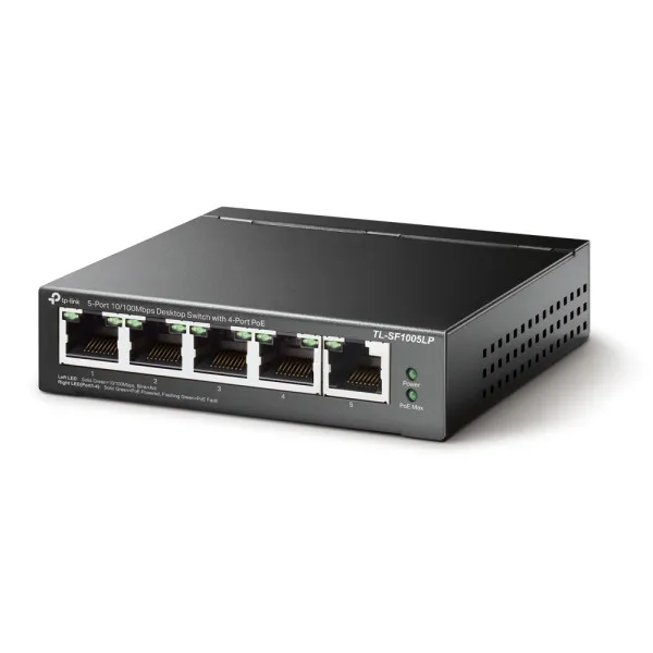 TP-Link LAN Switch TP-LINK TL-SF1005LP 10/100 5port (4 PoE) Slika 2