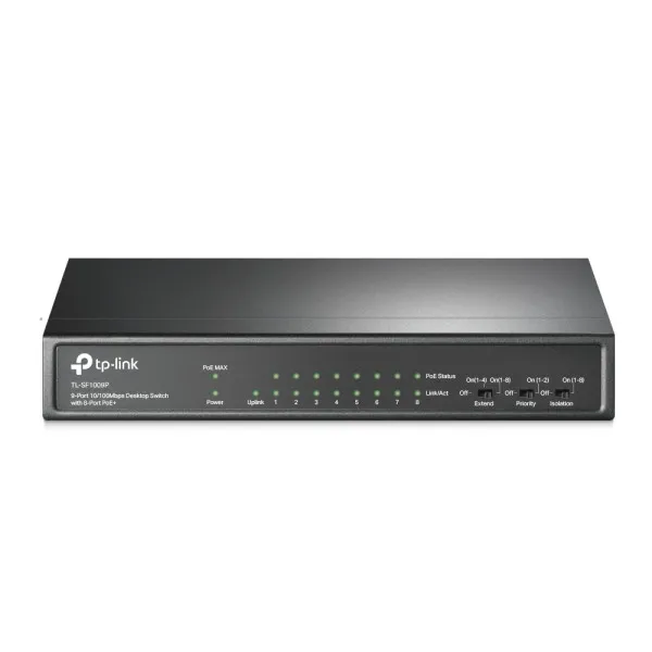 TP-Link LAN Switch TP-LINK TL-SF1009P 9port 10/100Mbs/8 PoE Slika 1