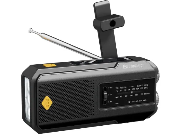 Powerbank Sandberg AIO 421-04 radio/zvučnik/solarni punjač/2000mAh Slika 2