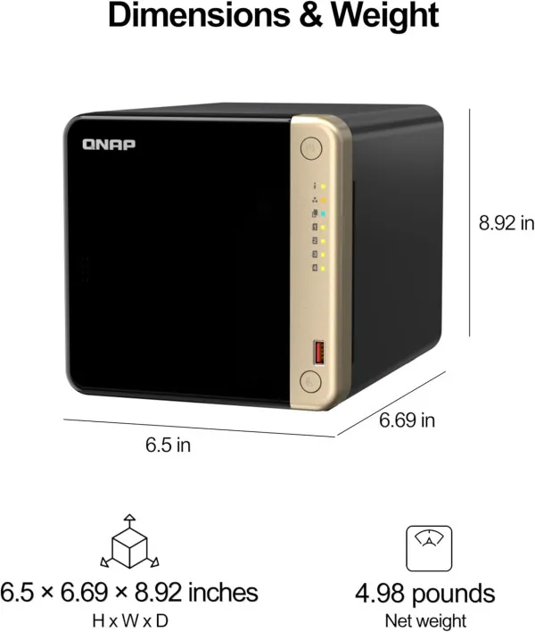 STORAGE QNAP NAS TS-464-8G 4-Bay Slika 1