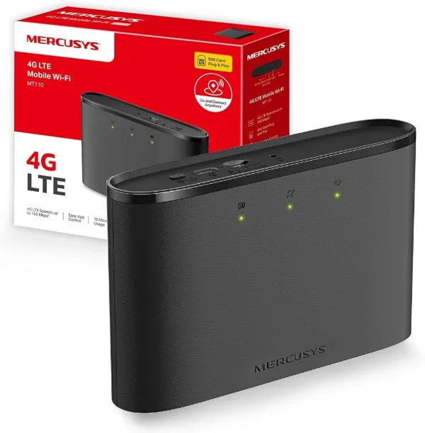 4G ruter Mercusys MT110 150Mbps/SIM slot/2200mAh Slika 1