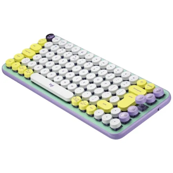 Tastatura Logitech Pop Keys Daydream bela/ljubičasta US 920-010736 Slika 2
