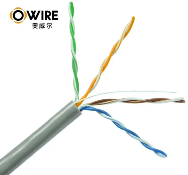 Owire LAN UTP kabl OWIRE Cat5E Solid/CCA/0,5mm/Sivi/305m Slika 3