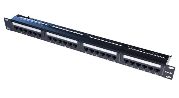 Owire Patch panel OWIRE 19"/1U Cat6/24 port Slika 1