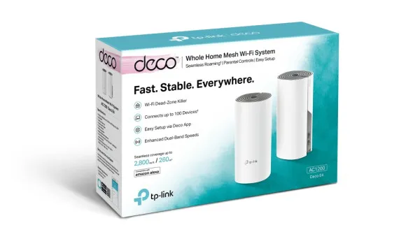 TP-Link LAN Router TP-LINK DECO E4 Mesh WiFi (2-PACK) AC1200 Slika 5