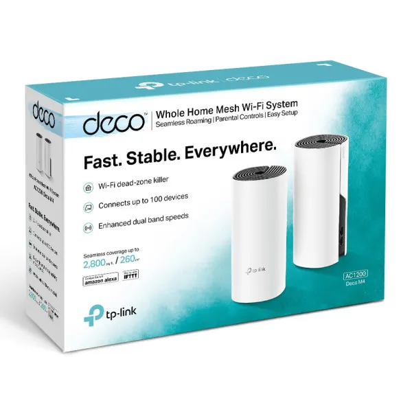TP-Link LAN Router TP-LINK DECO M4 Mesh WiFi (2-PACK) AC1200 Slika 8