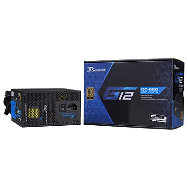 Napajanje 650W Seasonic G12 GC-650 80+ GOLD, SSP-650RT2 (Novi Model 2024) Slika 1
