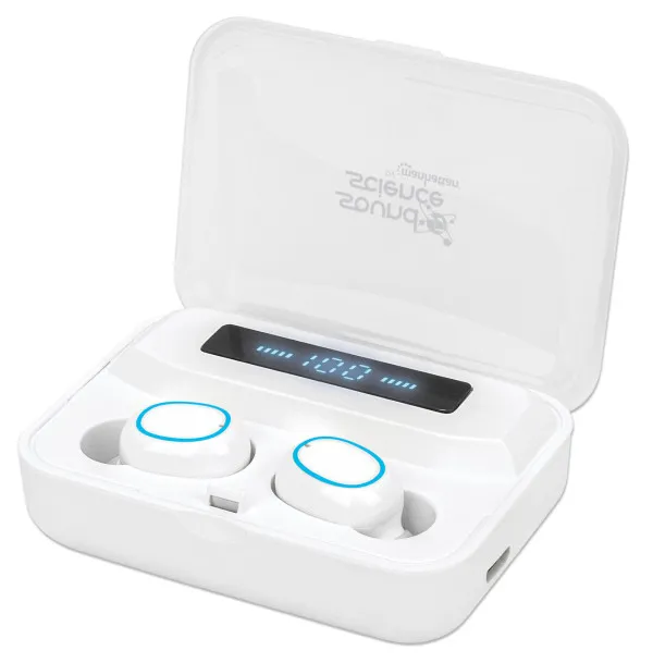 Slušalice TWS Manhattan 180399 Bluetooth 5.0 bele Slika 1