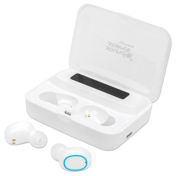 Slušalice TWS Manhattan 180399 Bluetooth 5.0 bele Slika 2