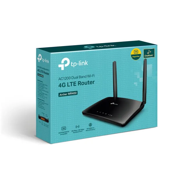 TP-Link 4G Router TP-LINK Archer MR400 AC1200/4GLAN/SIM slot Slika 8