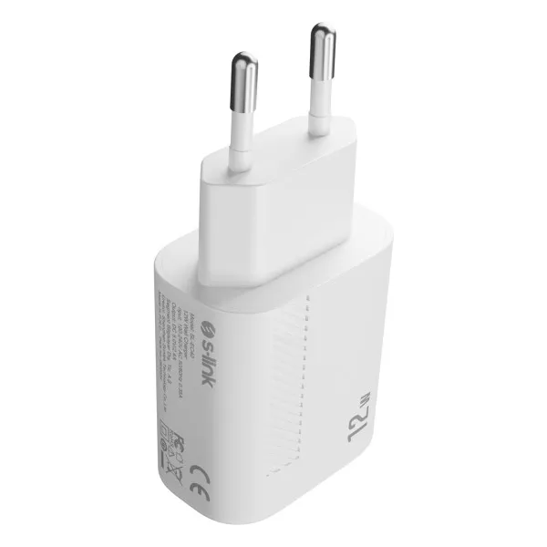 Struni adapter S-link SL-EC40 5V/12W 2400MA Beli Slika 2