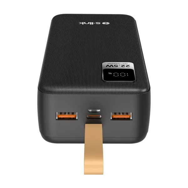 S-link Powerbank S-LINK G330 30000mAh LCD/PD20W/crni Slika 5