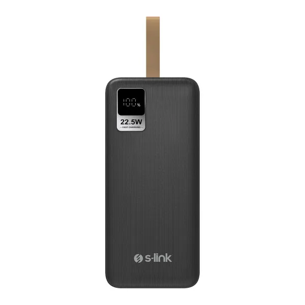S-link Powerbank S-LINK G330 30000mAh LCD/PD20W/crni Slika 6