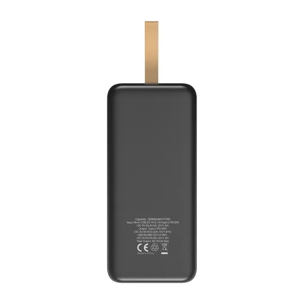 S-link Powerbank S-LINK G330 30000mAh LCD/PD20W/crni Slika 2