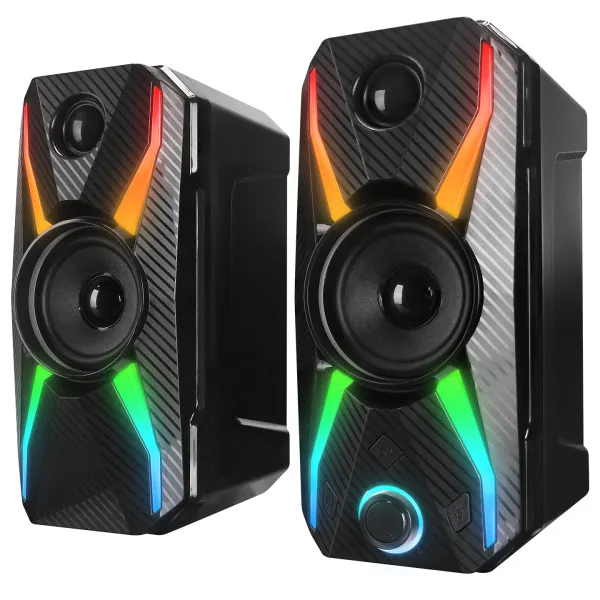 Zvučnici 2.0 Rampage RMS-X5 3Wx2 USB RGB Slika 1