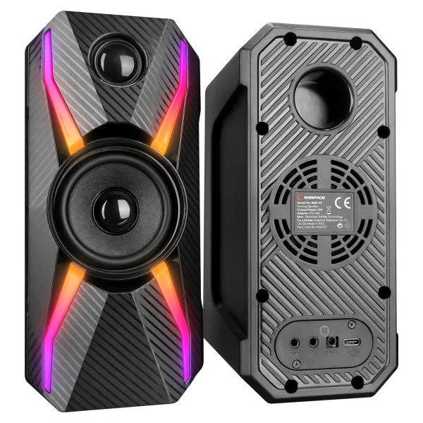 Zvučnici 2.0 Rampage RMS-X5 3Wx2 USB RGB Slika 3